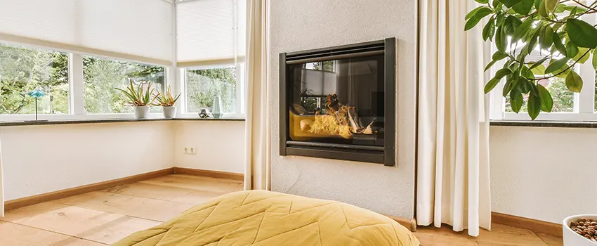 Residential Fireplace Ceramic Glass Installation in Amesbury, MA