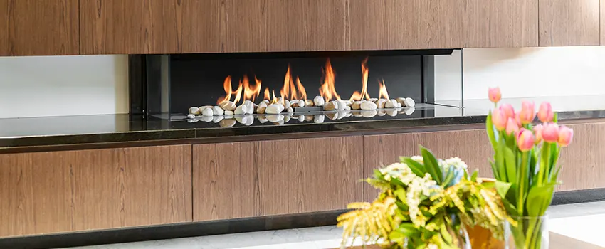 Double-height Fireplace Design Refurbishment in Amesbury, Massachusetts